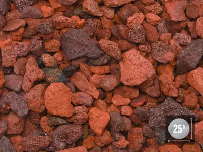 Red Lava (5/8-1.25 in)